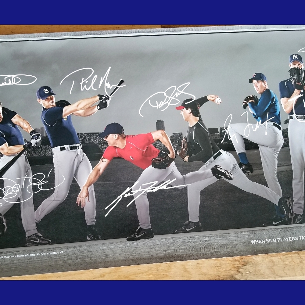 Rare Nike Pro MLB All-Stars 68" x 22" Panoramic Poster - Picture 6 of 16
